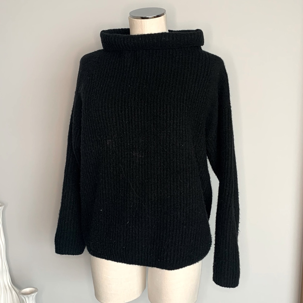Black Knit Turtleneck